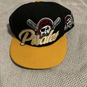 Pirates Kids Cap - Black and Yellow